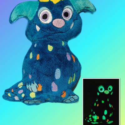 Stickdatei Monsterchen Kissen 20x28 cm