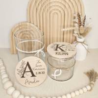 Kommunion Geschenk Naschglas personalisiert Vorratsglas