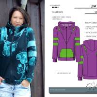 Liv Sweatjacke – Größen 32-48 | Innovatives Design & Vielseitigkeit | Perfekt für individuelle Looks und Alltagskomfort