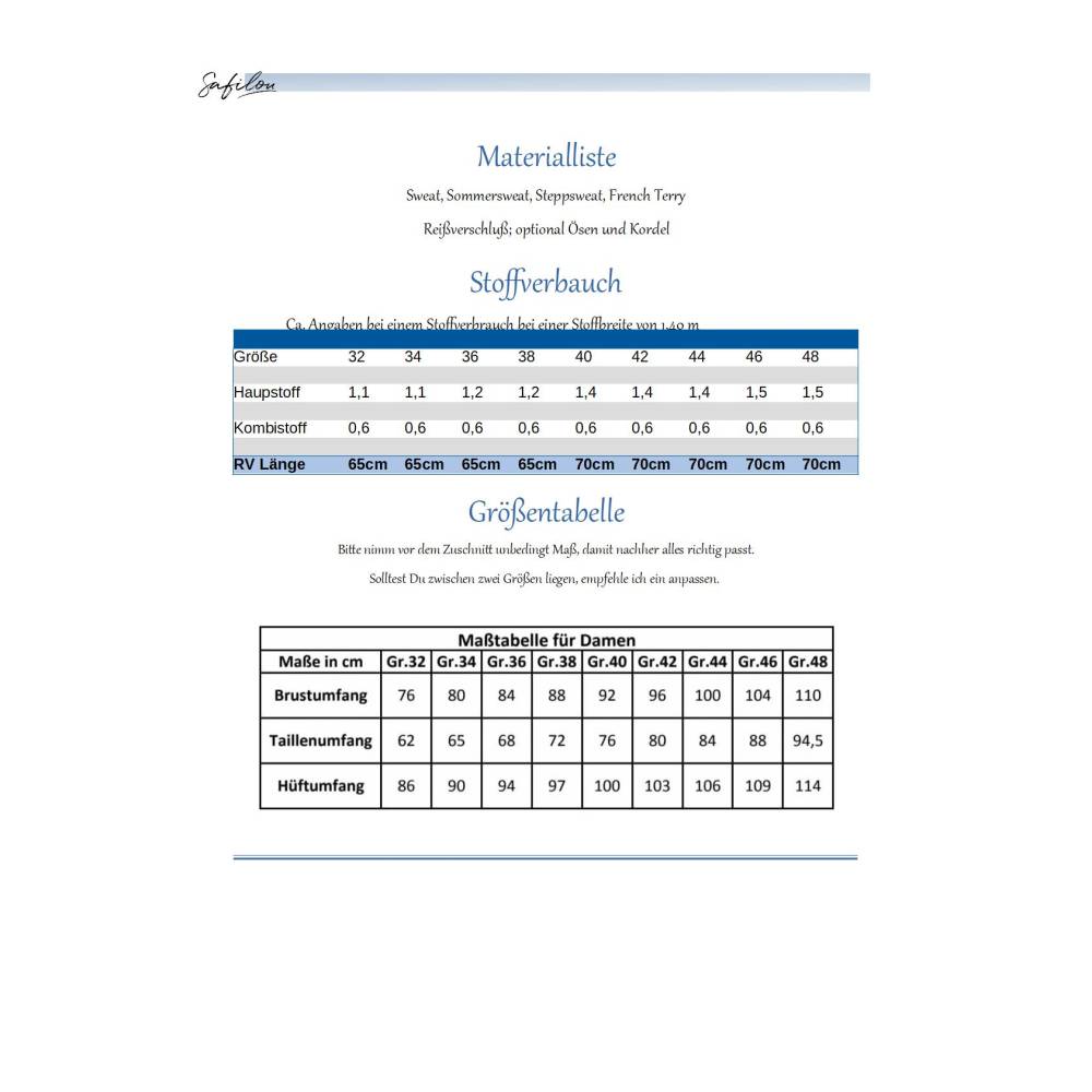 Liv Sweatjacke – Größen 32-48 | Innovatives Design & Vielseitigkeit | Perfekt für individuelle Looks und Alltagskomfort Bild 10
