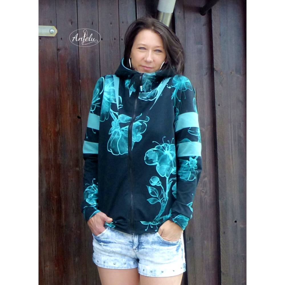 Liv Sweatjacke – Größen 32-48 | Innovatives Design & Vielseitigkeit | Perfekt für individuelle Looks und Alltagskomfort Bild 2