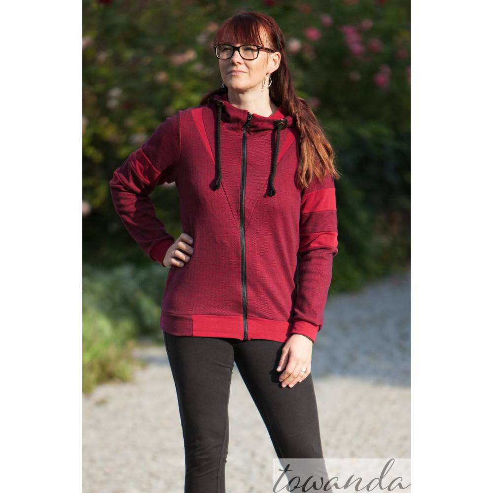 Liv Sweatjacke – Größen 32-48 | Innovatives Design & Vielseitigkeit | Perfekt für individuelle Looks und Alltagskomfort Bild 5