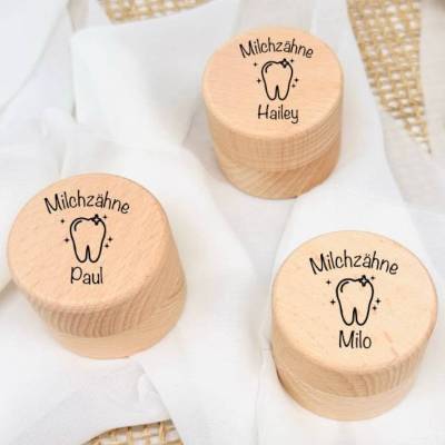 Personalisierte Milchzahndose für Kinder / Aufbewahrung für Kinderzähne/ Zahndösschen