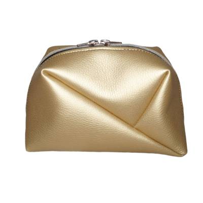 Kosmetiktasche Geobag gold, 100% Polyurethan, 100% Baumwolle