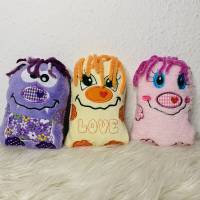 Stickdatei Schnobbel Monster 13x18cm ITH Kuscheltier Set – Happy In the Hoop Design by Jasmina