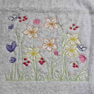 Stickdatei Wiese 10x10