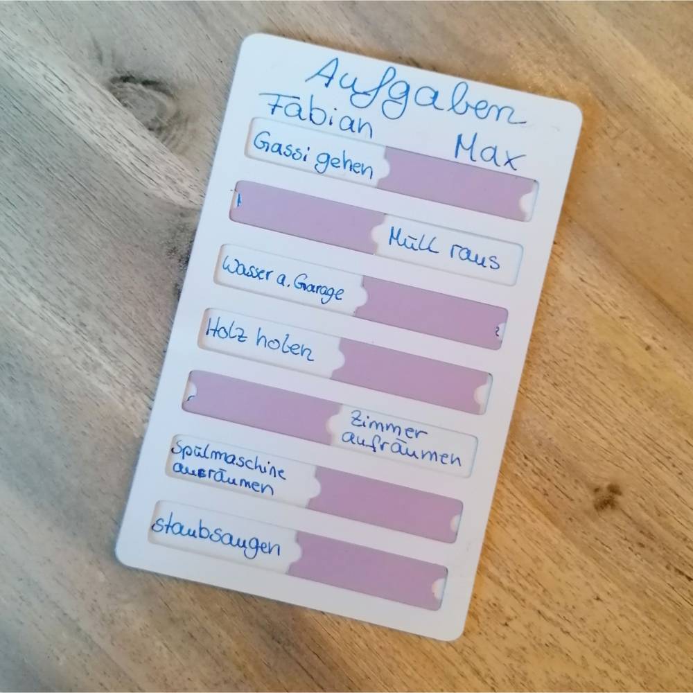 *Aufgabenlisten* Laserdatei (auch für Plotter) Bild 8
