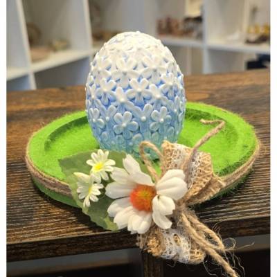 Osterei - Blumen Ei - Ostern - Gänseblümchen -