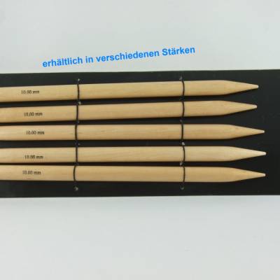 Knit Pro Basix Birch dickes Nadelspiel, 20cm