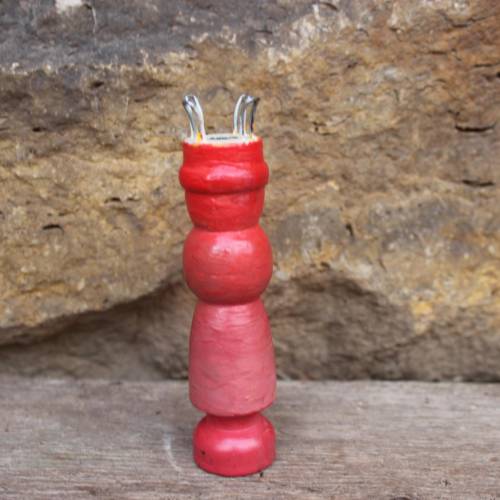 Vintage Strickliesel Strickpüppchen Holz DDR 