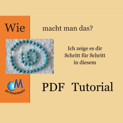 PDF Tutorial Perlen  aus Polymer Clay mit Dots e-book digitale dateien