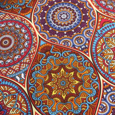 Dekostoff Ottomane bedruckt Orientalisch multicolor (1m /12,00€)