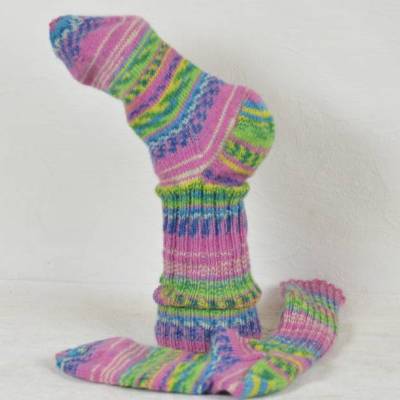 Handgestrickte Wollsocken Gr. 37/38