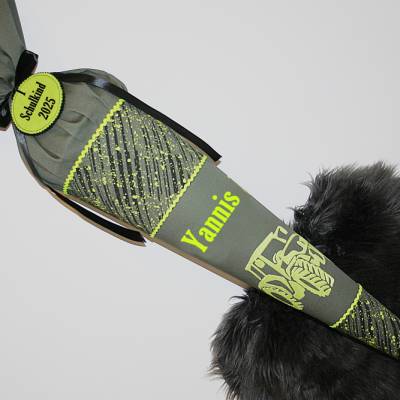 Schultüte aus Stoff Traktor