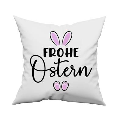 Bügelbild Frohe Ostern - mit Häschen / Osterhase / Bügelbilder Hase Ostermotiv/ Osterei/ Frühling -