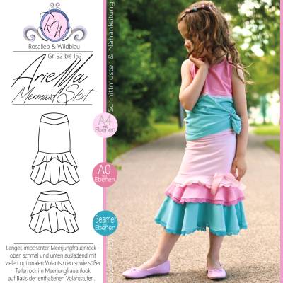 Ebook Ariella Mermaidskirt Gr. 92 bis 152