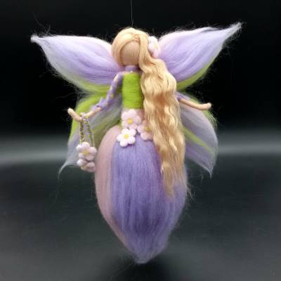 Frühlingsfee ELOWEN - Filzfee Deko Elfe Schutzengel Mobile Fenster Puppe Ostern Geschenk Geburtstag