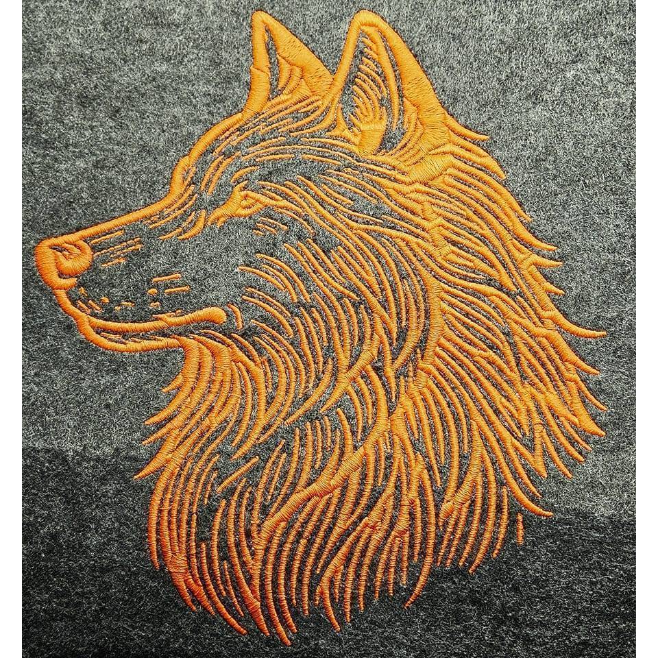 Stickdatei - Wolfskopf Wolf - 2 Größen Bild 6