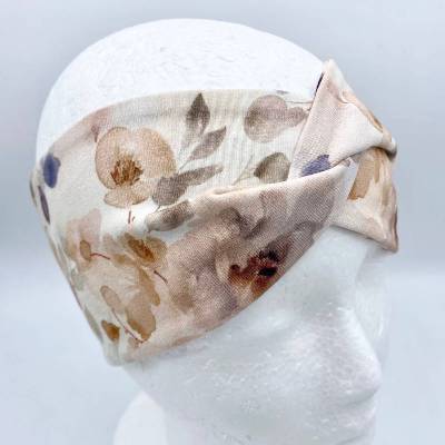 Stirnband, KU 52 - 54 cm, Knotenband, Haarband, Bandeau, Boho-Stirnband, vintage