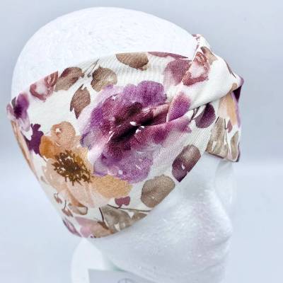 Stirnband, KU 52 - 54 cm, Knotenband, Haarband, Bandeau, Boho-Stirnband, vintage