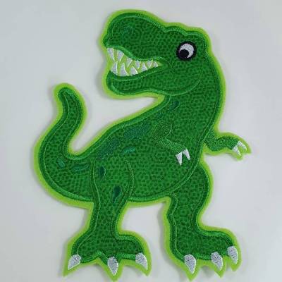 Dinosaurier Applikation, T-Rex Aufnäher,