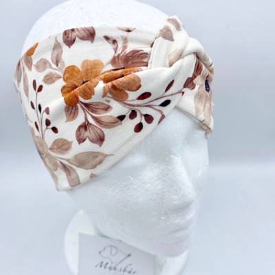 Stirnband, KU 52 - 54 cm, Knotenband, Haarband, Bandeau, Boho-Stirnband, vintage