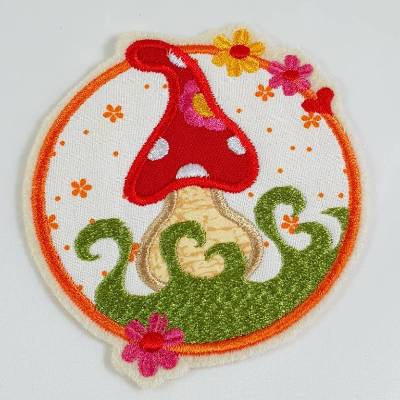 Pilz  Applikation, Pilz Aufnäher