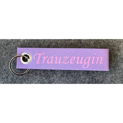 Schlüssel-Taschenanhänger „Trauzeugin“