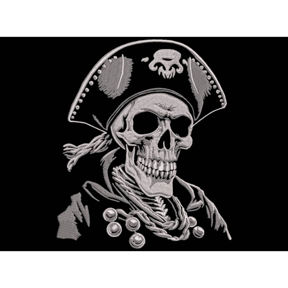 Totenkopf Pirat Lichteffekt 20x26-30cm, 21*40cm EXP Bild 1