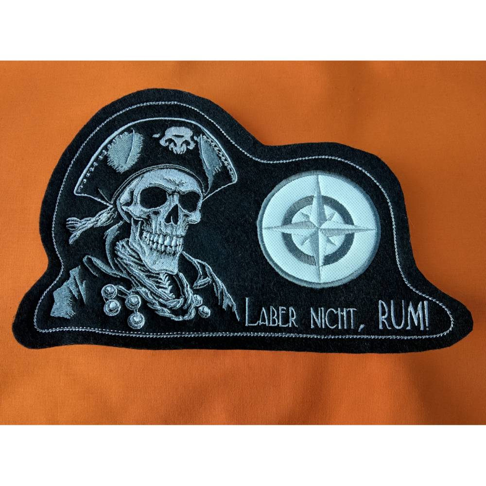 Totenkopf Pirat Lichteffekt 20x26-30cm, 21*40cm EXP Bild 9