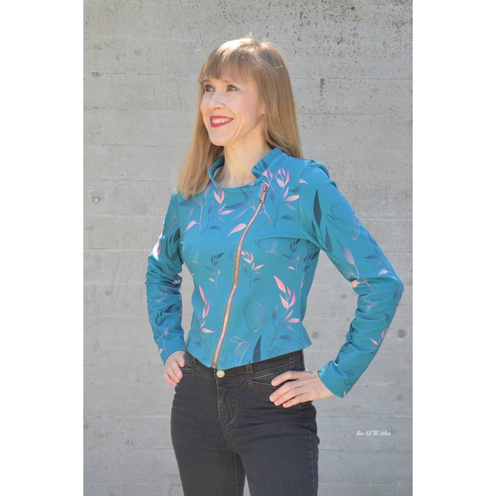 Schnittmuster Bikerjacke Cathy – PDF-Schnittmuster in Gr. 34-50 | Kurzjacke | Modern & Figurbetont Bild 6
