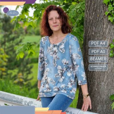 Schnittmuster Damen T-Shirt "AENNIE" 34 - 58