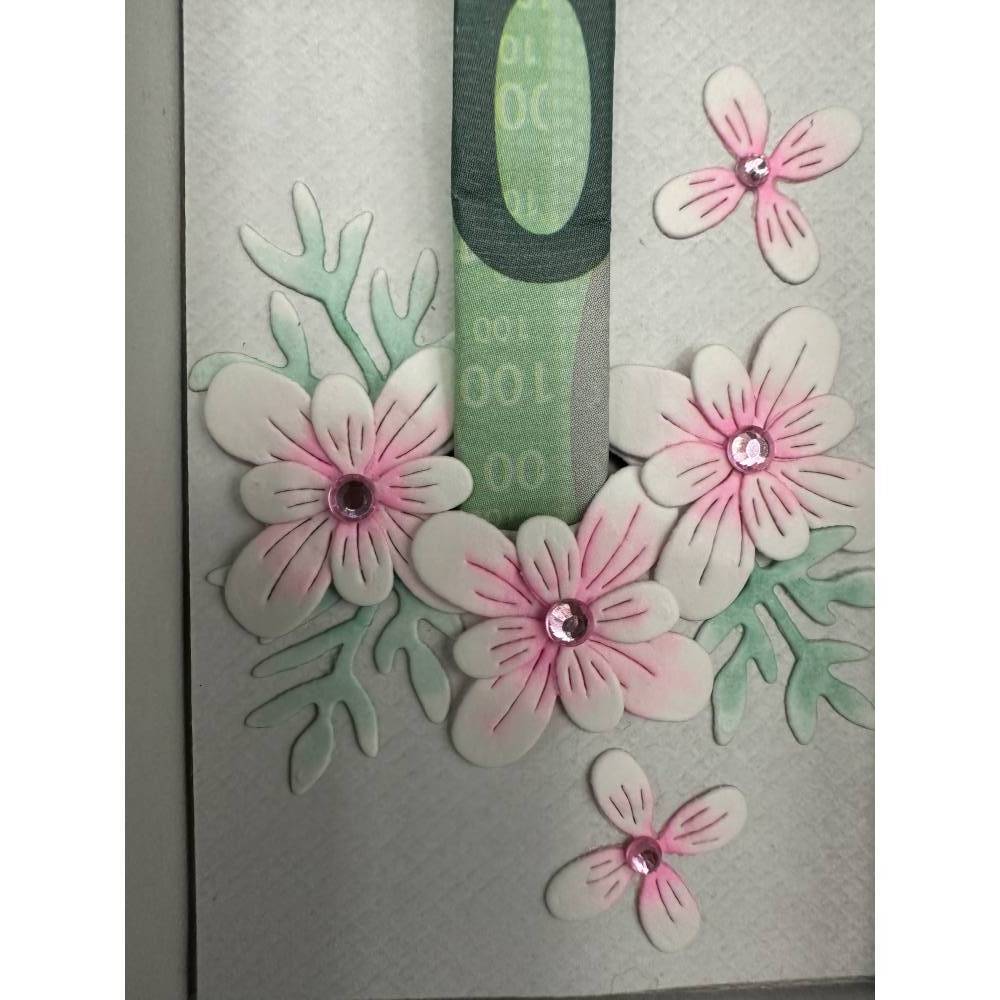 Schöne Geschenkbox in Pastellfarben mit Blumen – Perfekt für Gutscheine & Geldgeschenke Bild 3