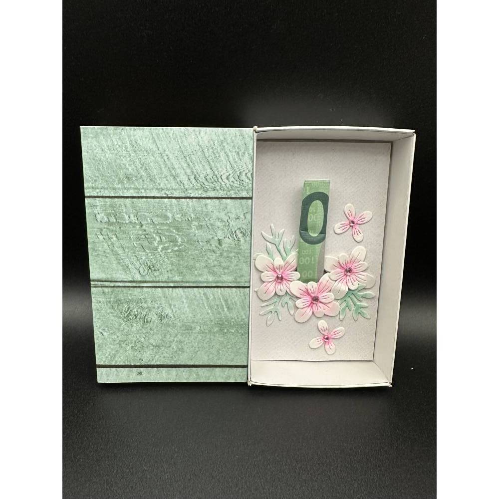 Schöne Geschenkbox in Pastellfarben mit Blumen – Perfekt für Gutscheine & Geldgeschenke Bild 4