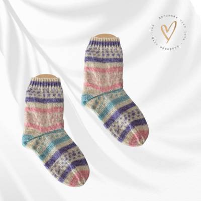 Socken handgestrickt für Gr. 28/29
