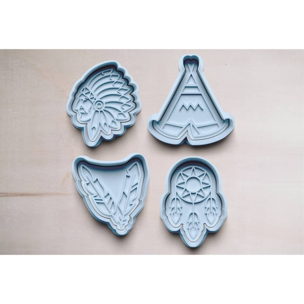 Native Americans Keksausstecher | Ausstecher | Cookie Cutters | Ausstechform | Plätzchenform