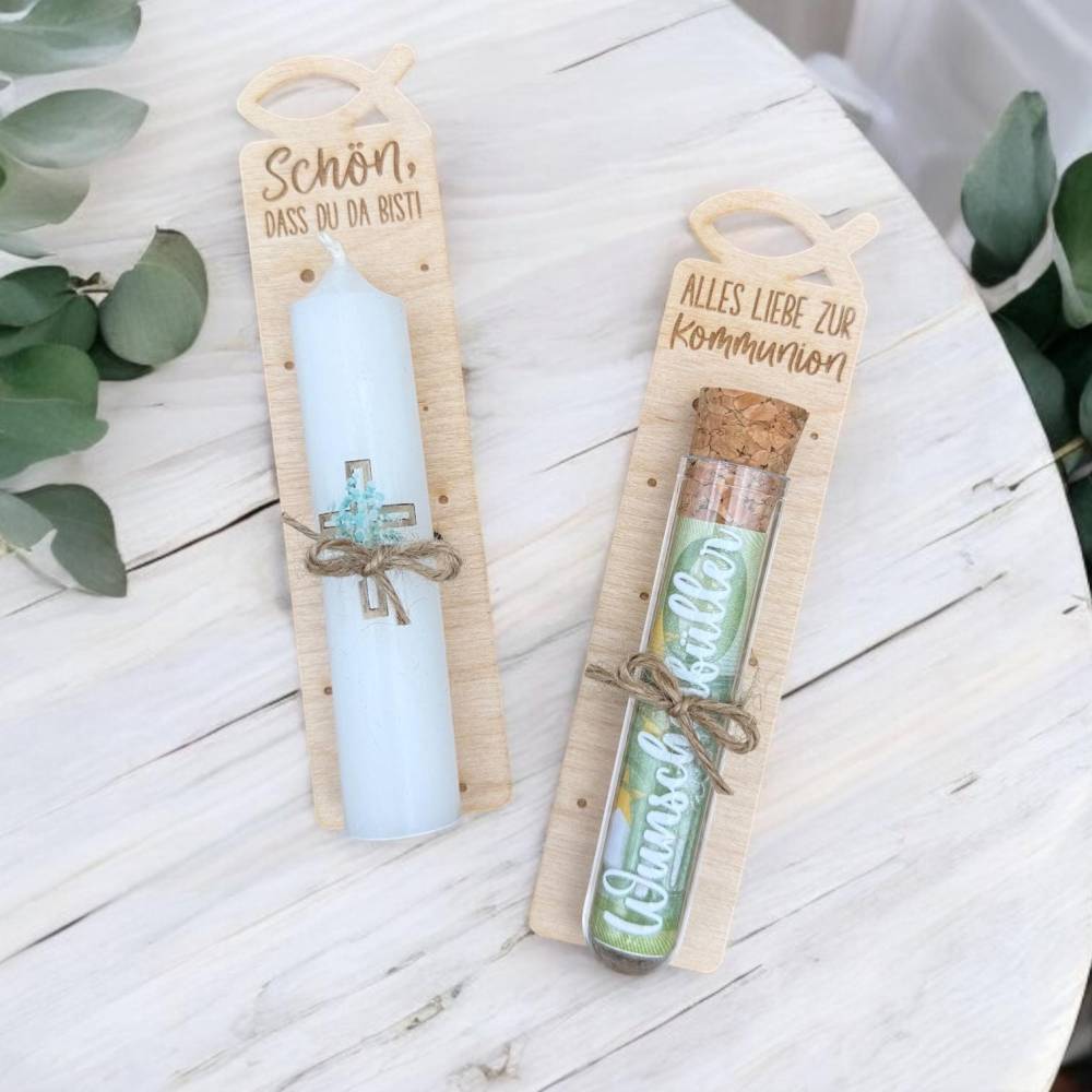 Digitale Datei, SVG-Laserdatei "Geschenk/Gastgeschenk Sakramente", Taufe, Kommunion, Konfirmation, Firmung etc Bild 3