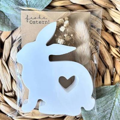 Kleine Ostergeschenke | Frühling | Osterhase | Hase aus Keraflott | Kleinigkeiten zu Ostern | für Kollegen, Lehrer