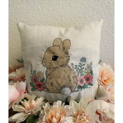 Stickdatei Hase Osterhase Lineare Art Set 938 – Stickmuster für Ostern von Design by Jasmina