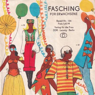 Handarbeitsheft "Fasching für Erwachsene" erschienen beim Verlag für die Frau Vintage DDR 