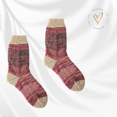 Handgestrickte Socken für Gr. 40/41
