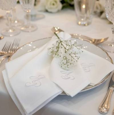 Stoffservietten Monogramm