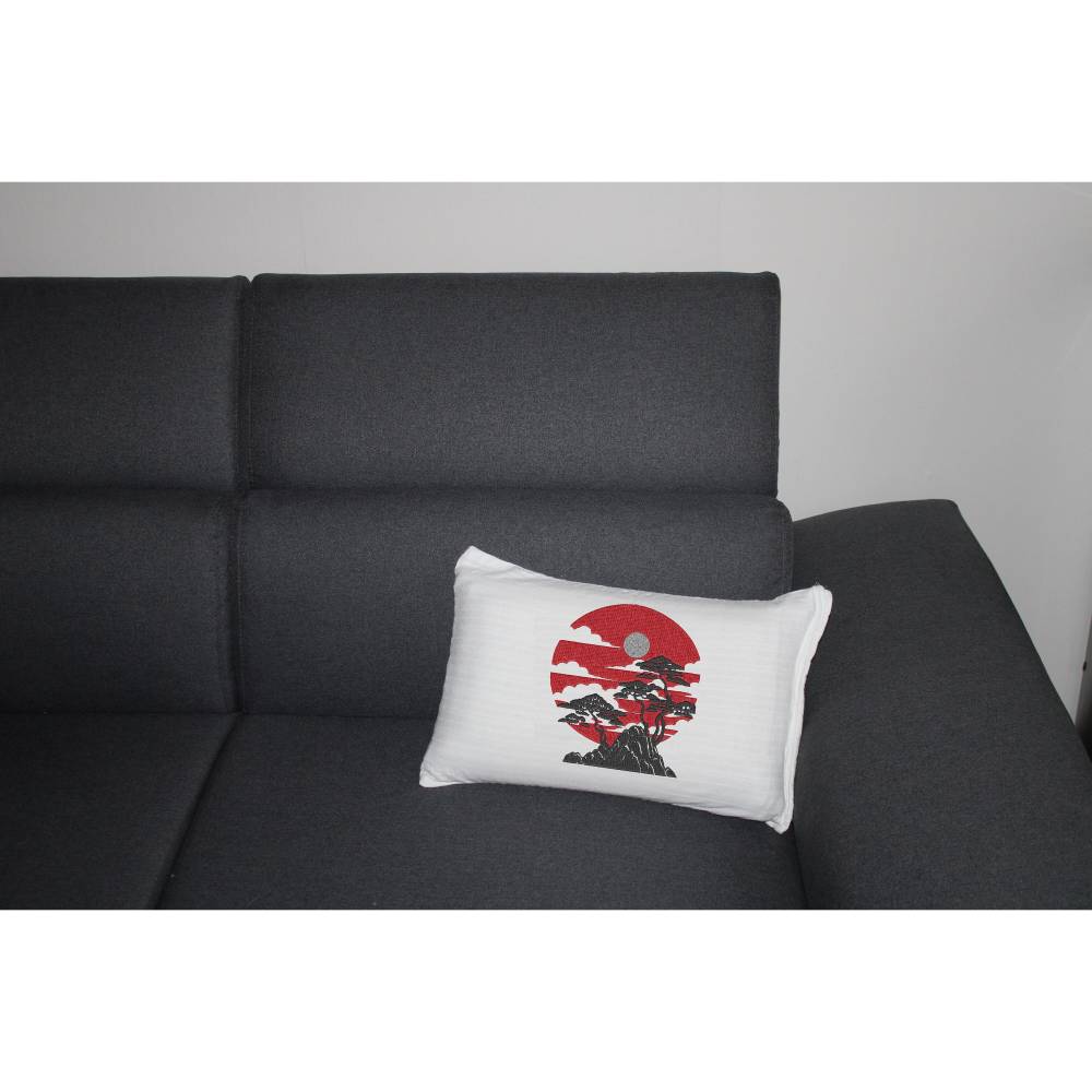 Maschinen Stickdatei - Japan Landschaft 15-16x26cm, 20x17cm (JEF) Bild 5