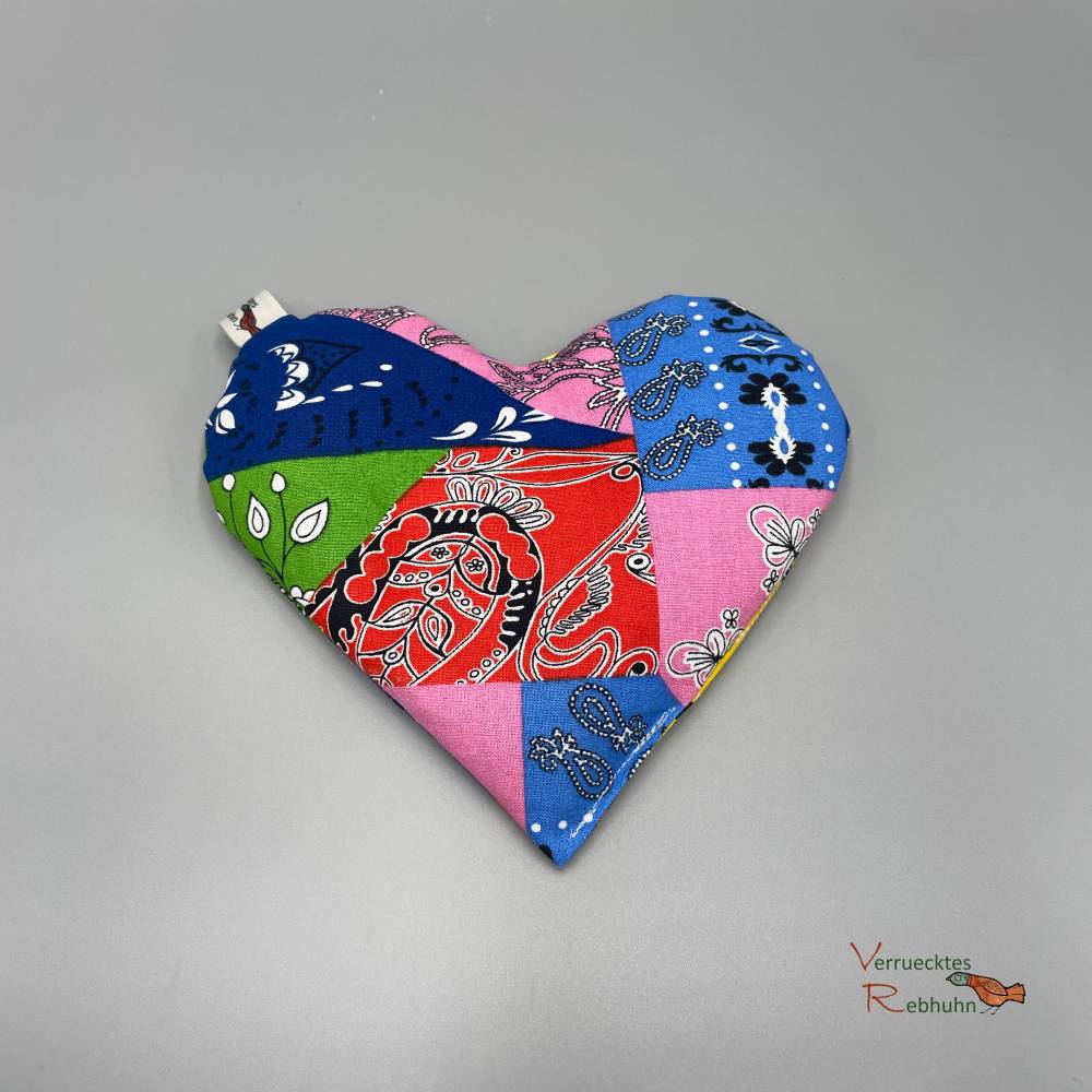 Wärmekissen Herzform mit Rapssamen – Natürliche Wärme- & Kältetherapie Bild 4