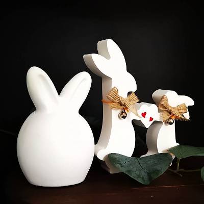 Hasenpaar oder Osterei, Skandi Deko, Auswahl