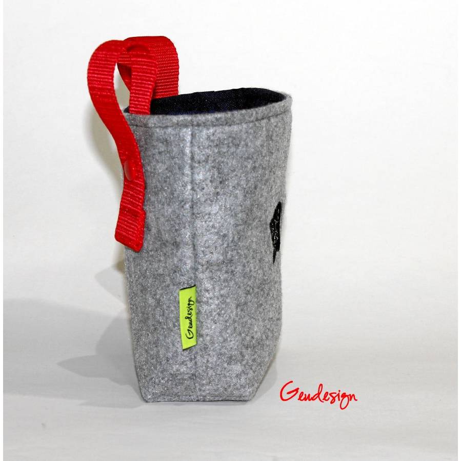 Lenkertasche " Pirat" aus Filz und wasserabweisendem Futter, personalisierbar Bild 2