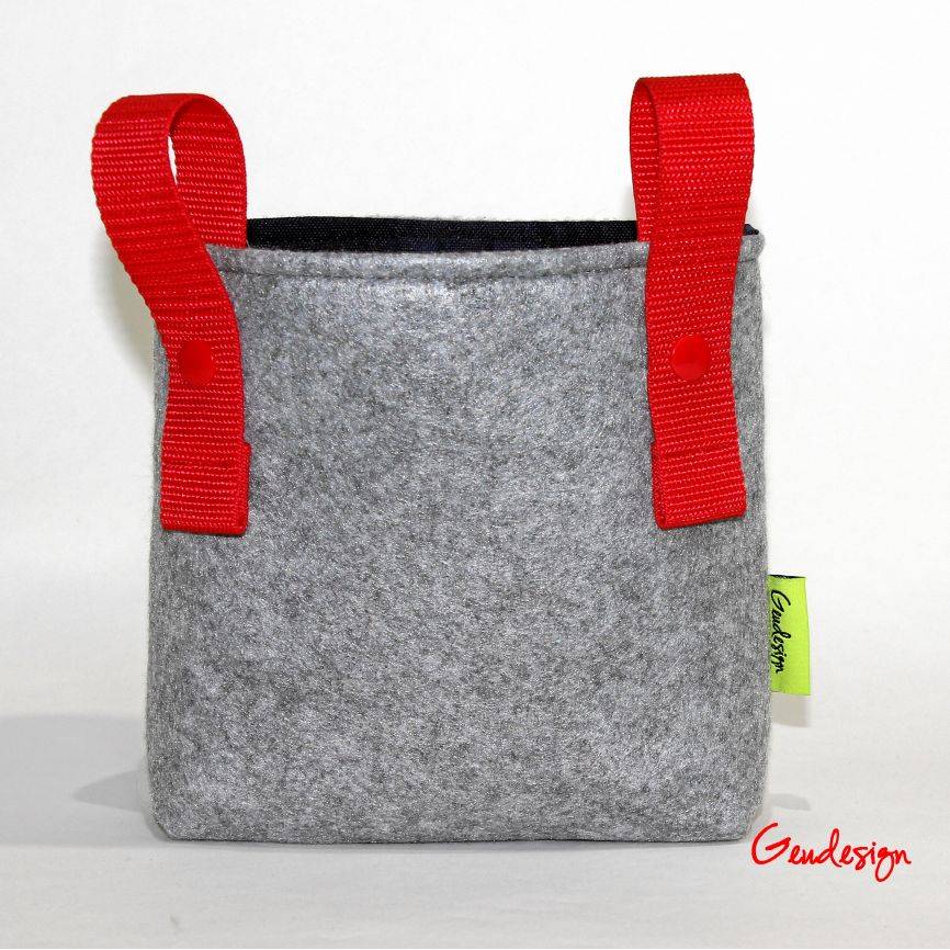Lenkertasche " Pirat" aus Filz und wasserabweisendem Futter, personalisierbar Bild 3