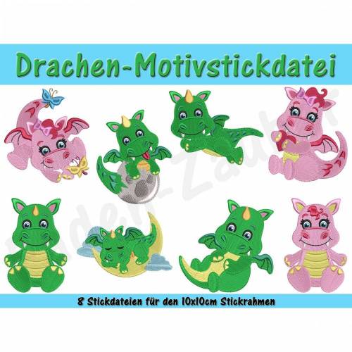 Drachen für den 10x10 Rahmen