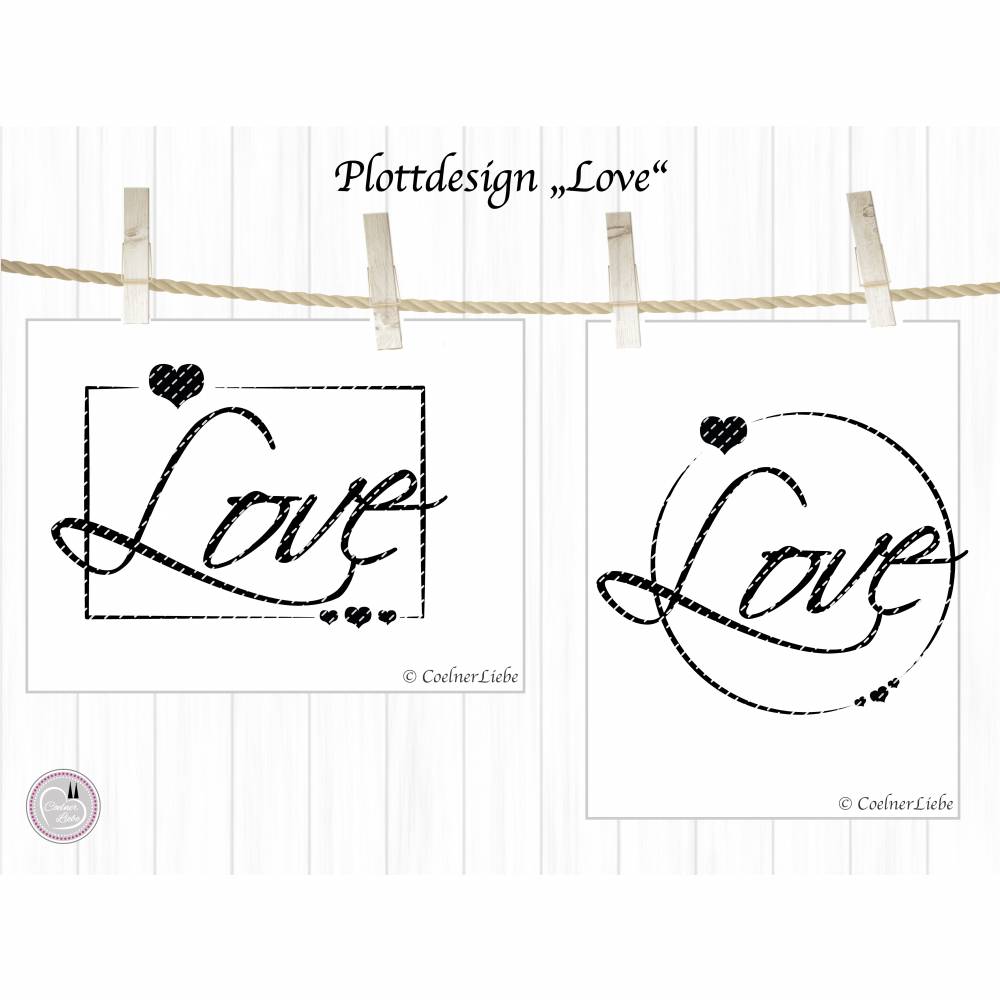 Plotterdatei Love Bild 2