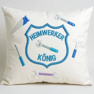 Stickdatei Werkzeug  *  Handwerker Handwerker Button Maschinenstickerei Set 311